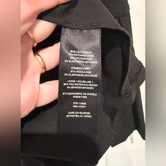 Alice + Olivia Collared Pleated Drop Waist Dress Wool Mix Size 4 - Picture 12 of 15